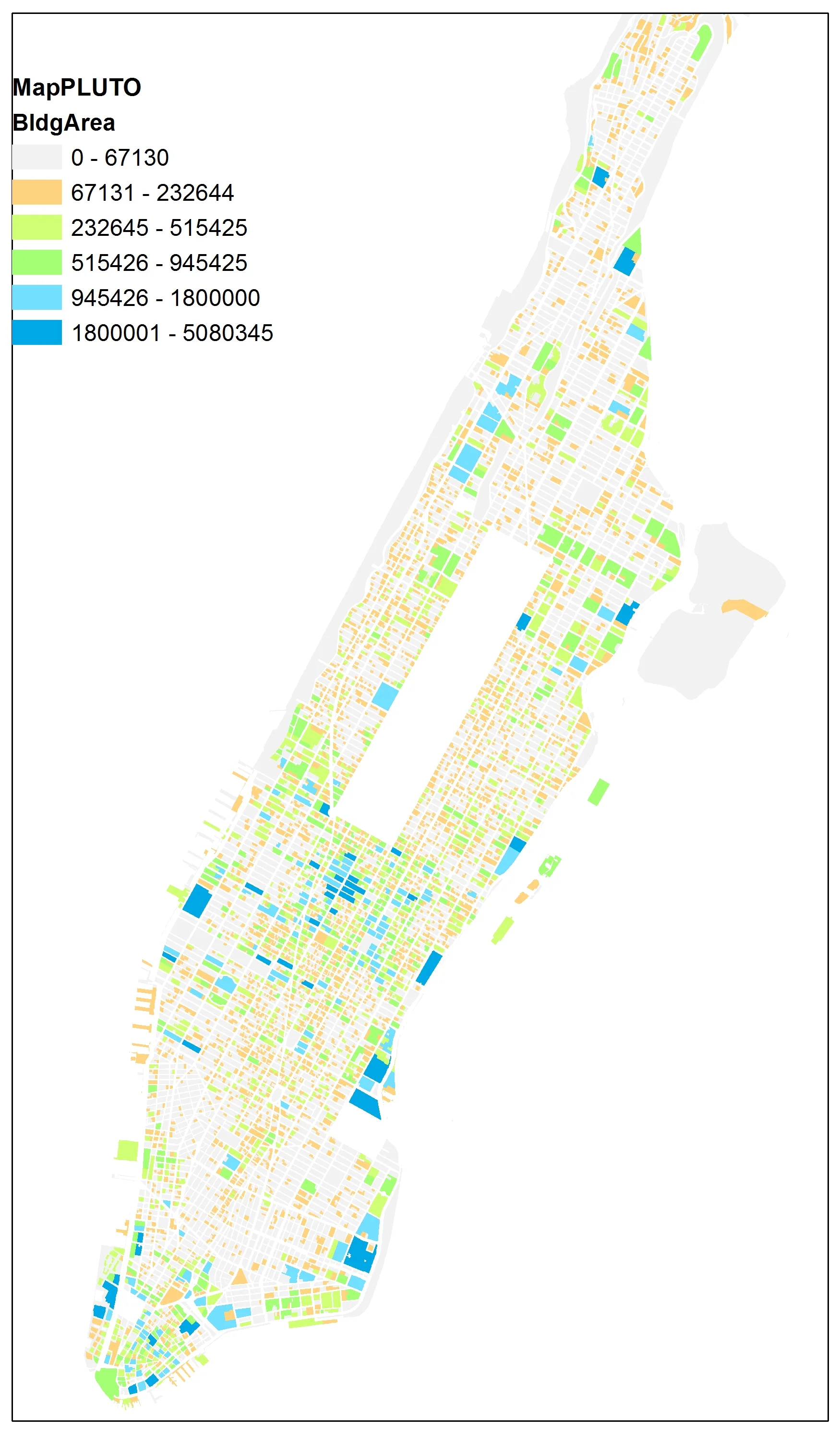 Manhattan Building Area