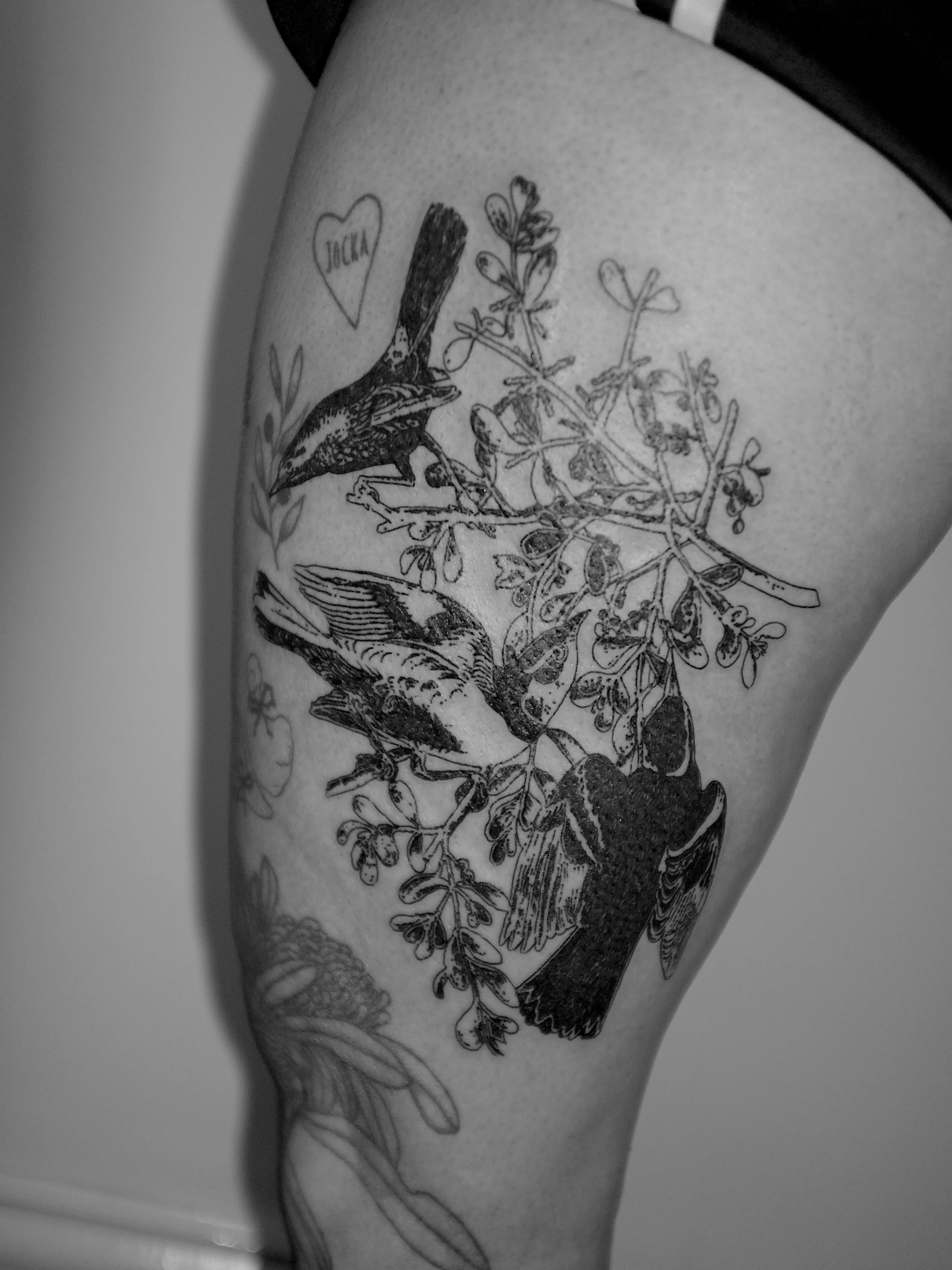 My part of a tattoo trade with my pal @hacktatts 
Tattooing in Melbourne ✦ I&rsquo;ve got availability over the next few weeks. 
Send me your ideas for custom tattoos.
Summer is around the corner so If you&rsquo;ve been thinking about getting tattooe