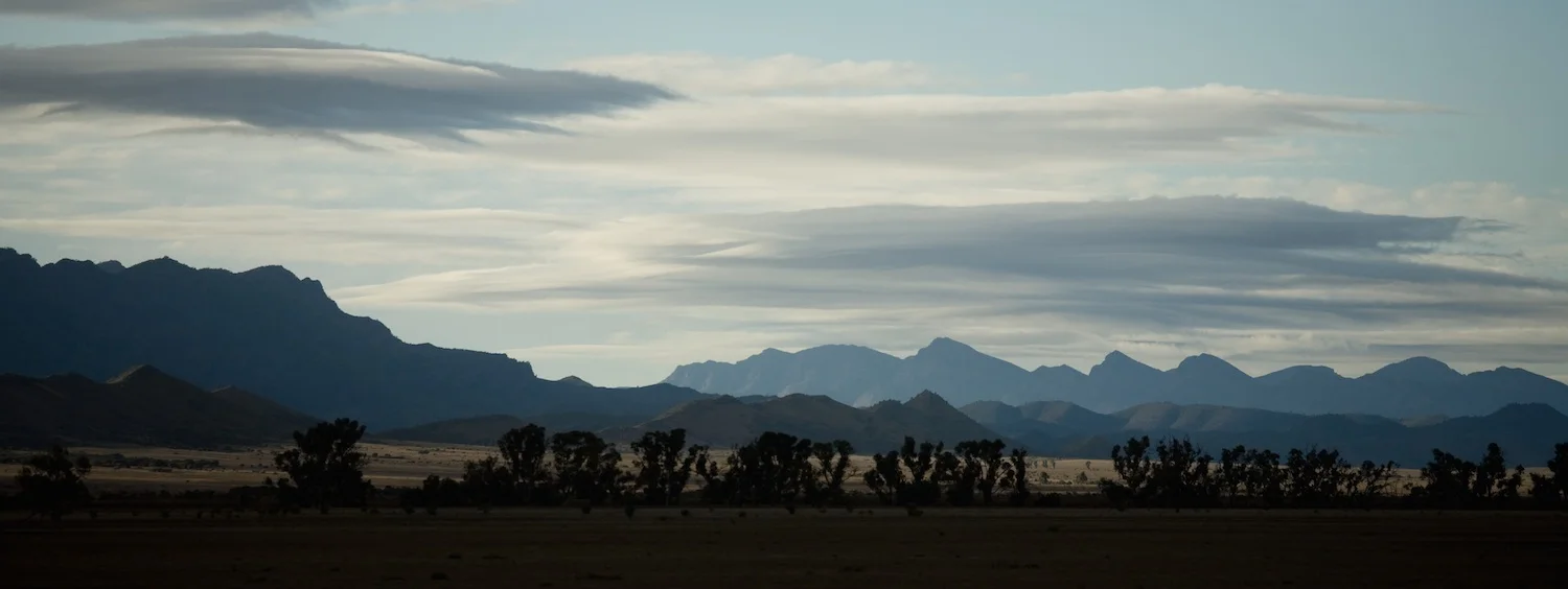 Into the Southern Flinders Ranges.