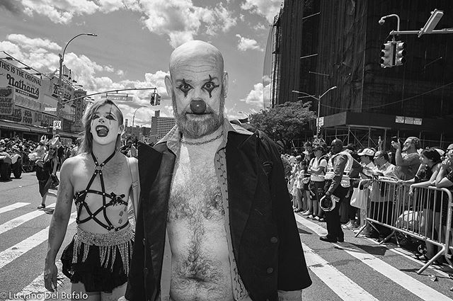 All Dressed-Up and Ready to Do the Town -  #mermaidparade2019 This is one of those unique individuals you will find during a visit at #conneyisland; although he&rsquo;s a bit more dressed up than usual. This part of New York is a heaven for a #street