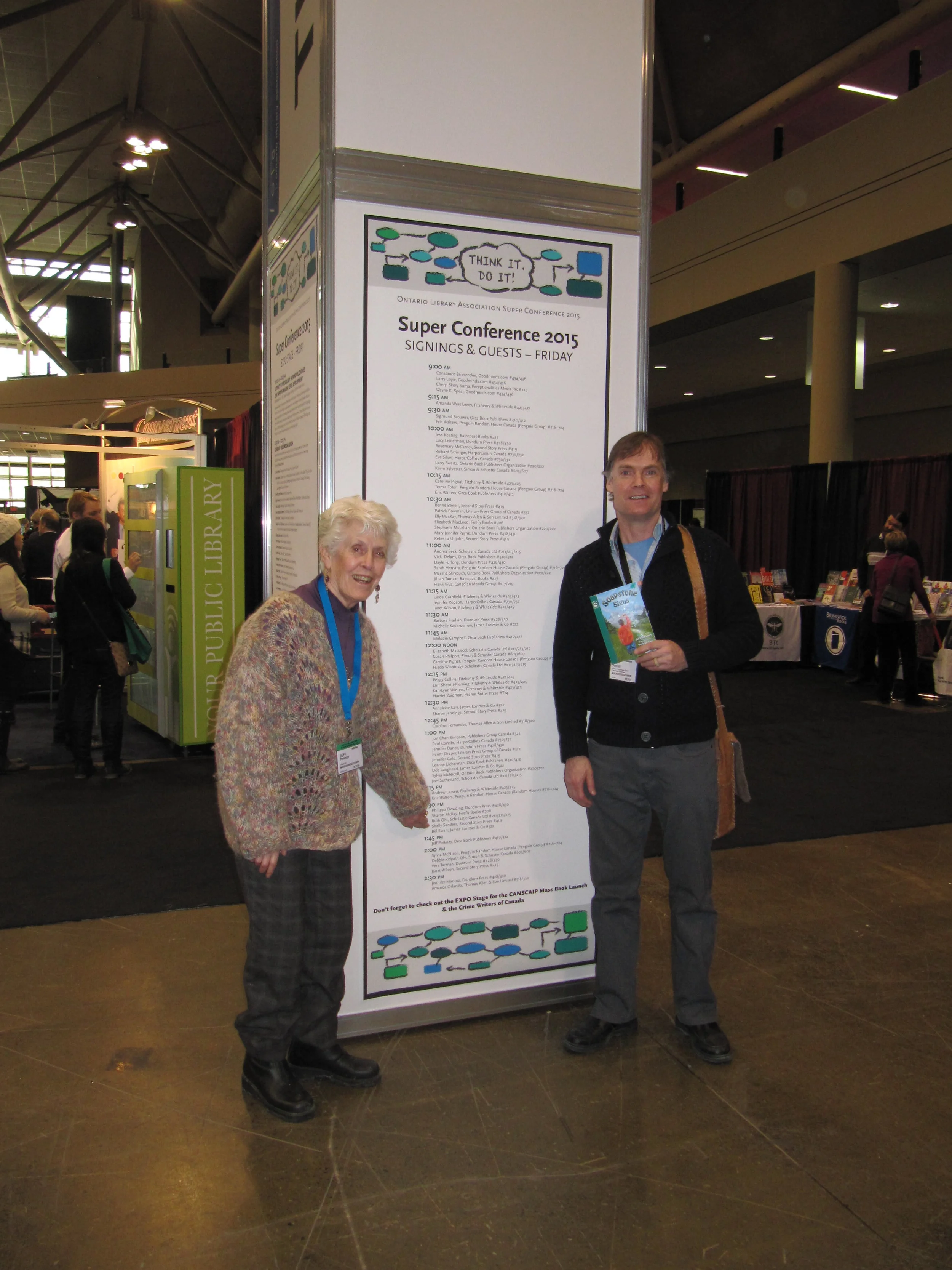 Jeff and his mom June at the OLA Super Conference 2015