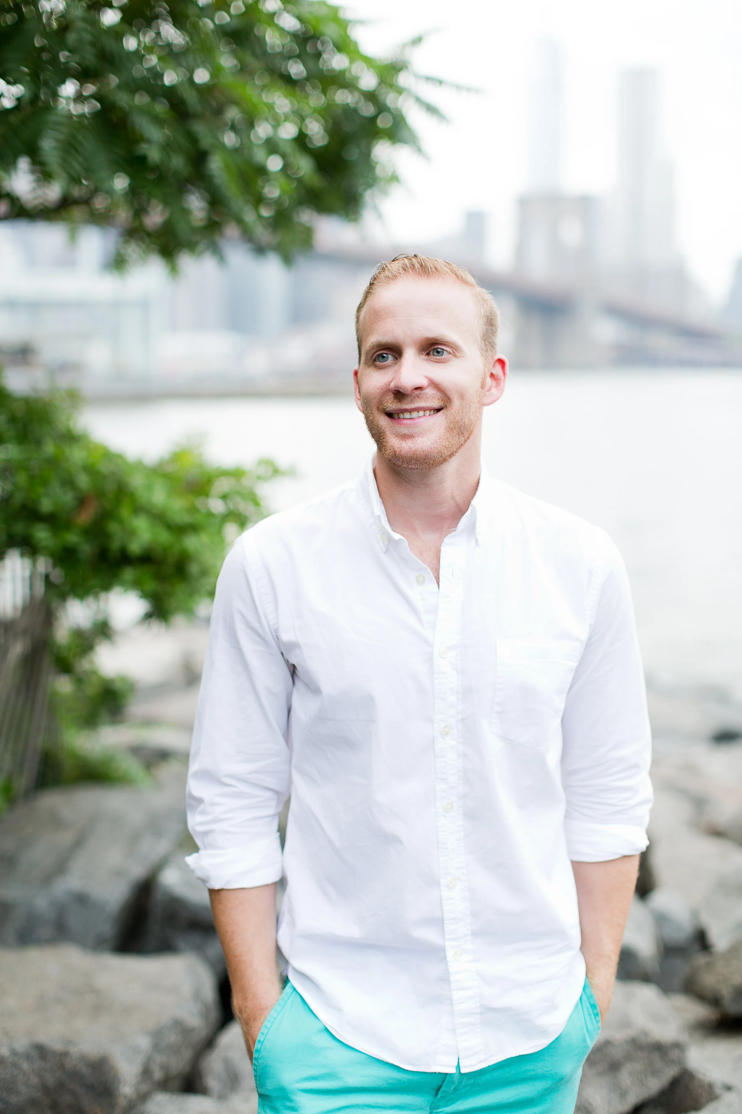 Melissa Kruse Photography - Sarah + Geoff DUMBO Brooklyn Bridge Park Jane's Carousel Engagement Photos-147.jpg