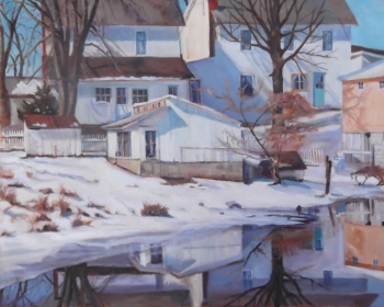 "Amish Court Yard" by Janet Wilson