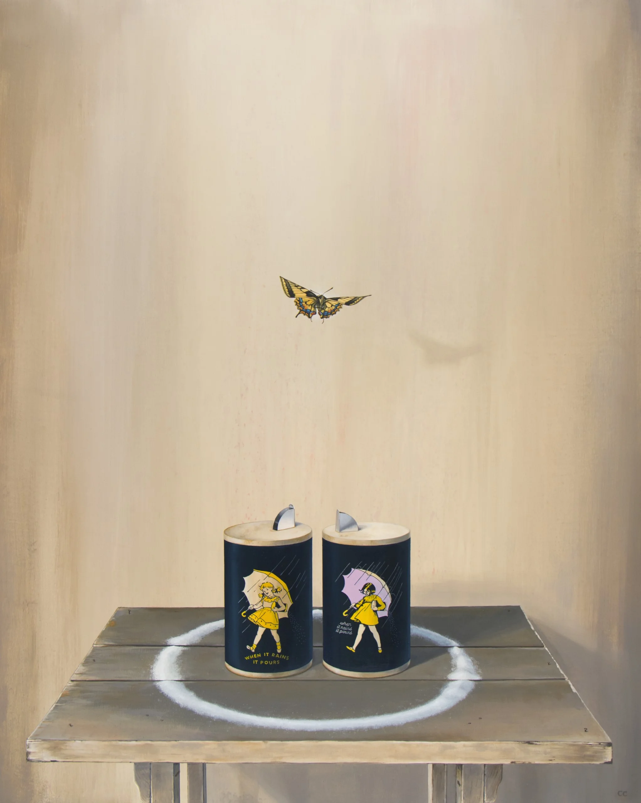 "Union" oil on panel by Christopher Clamp
