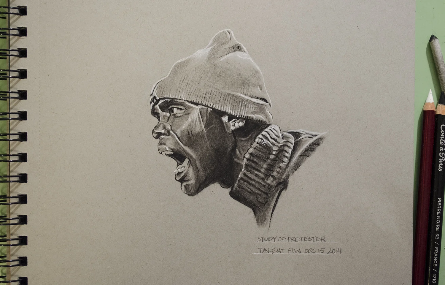 Study of a Protestor