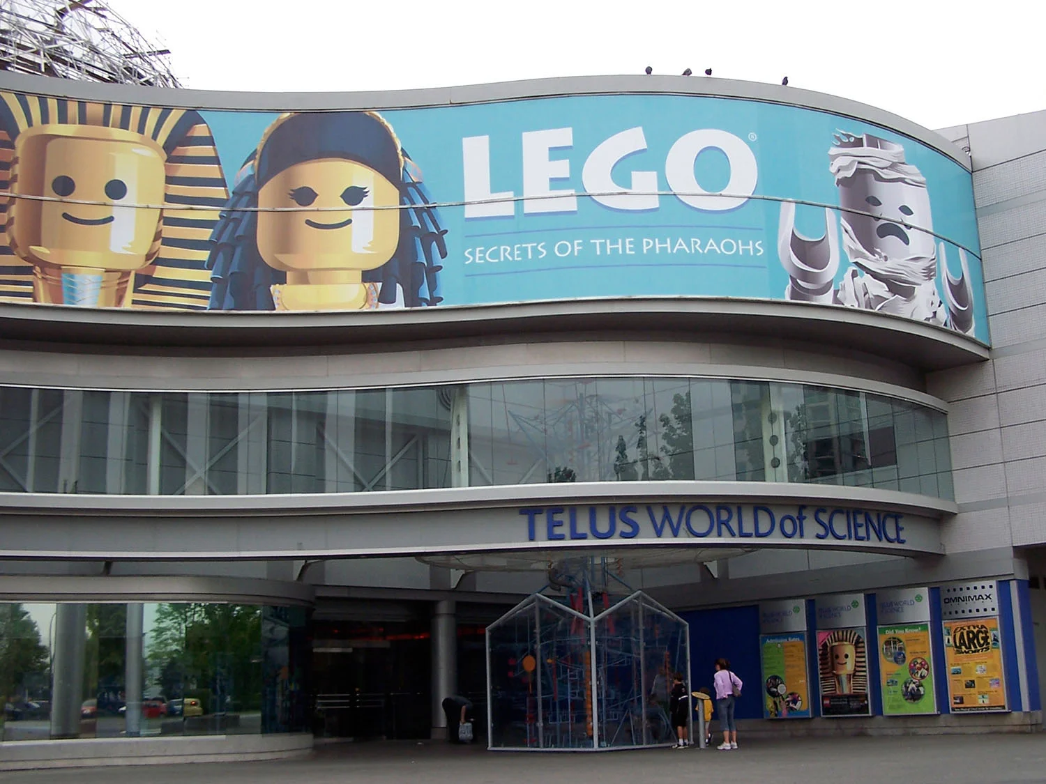 60-ft vinyl wrap over entry.