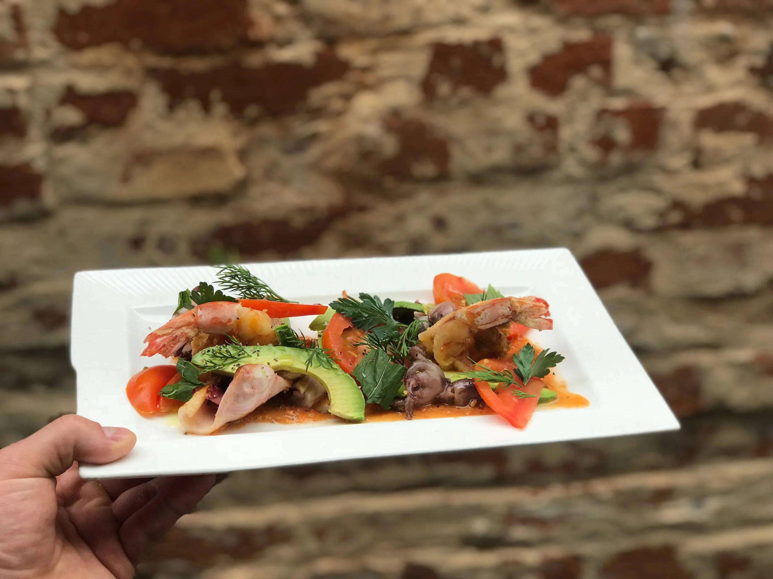 squid prawn heirloom tomato sandrnio.JPG