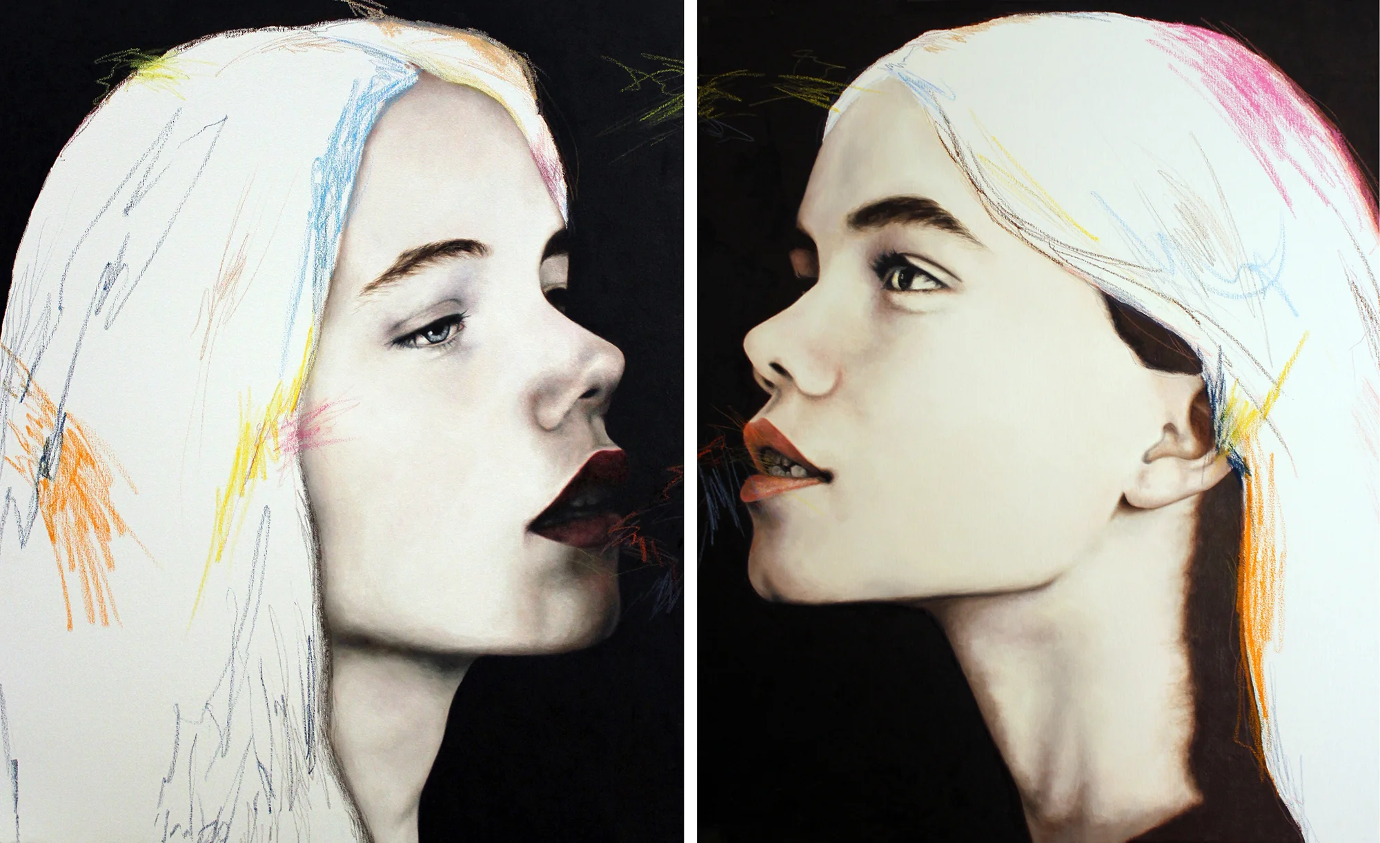 The game of differences (diptych)