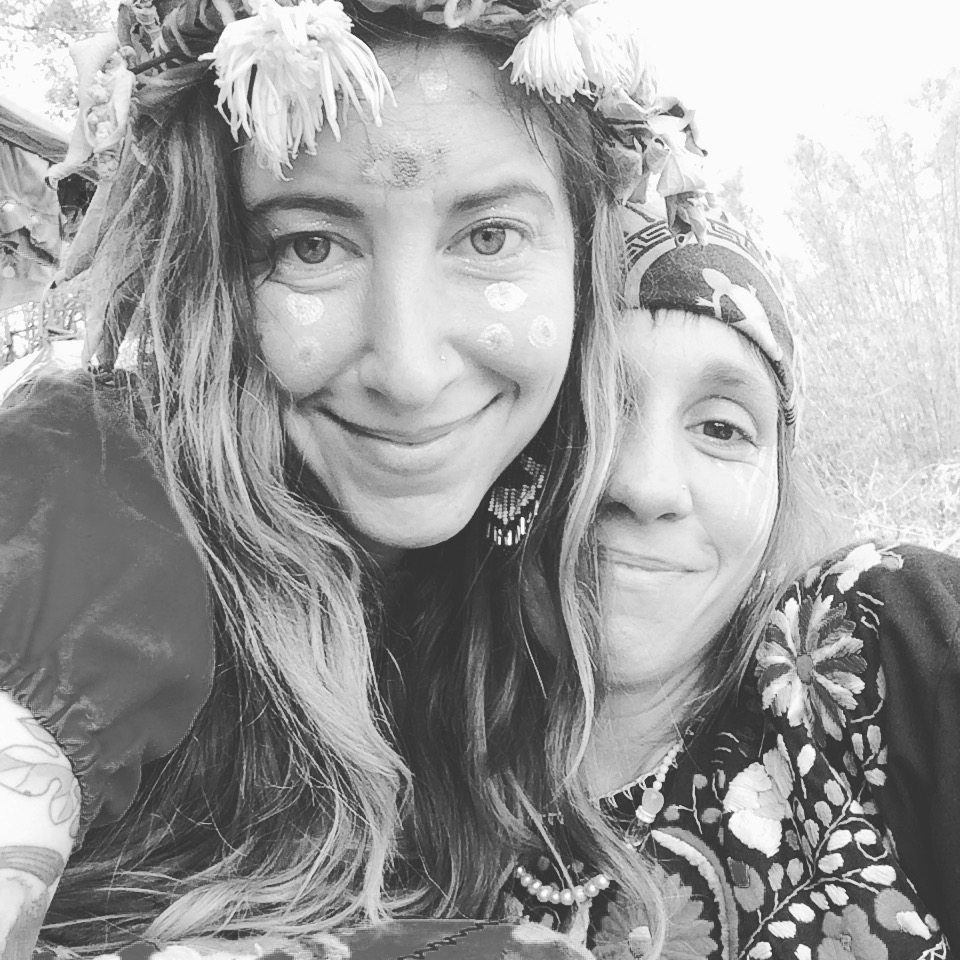 Sisters at the Moon Dance in Costa Rica, 2016