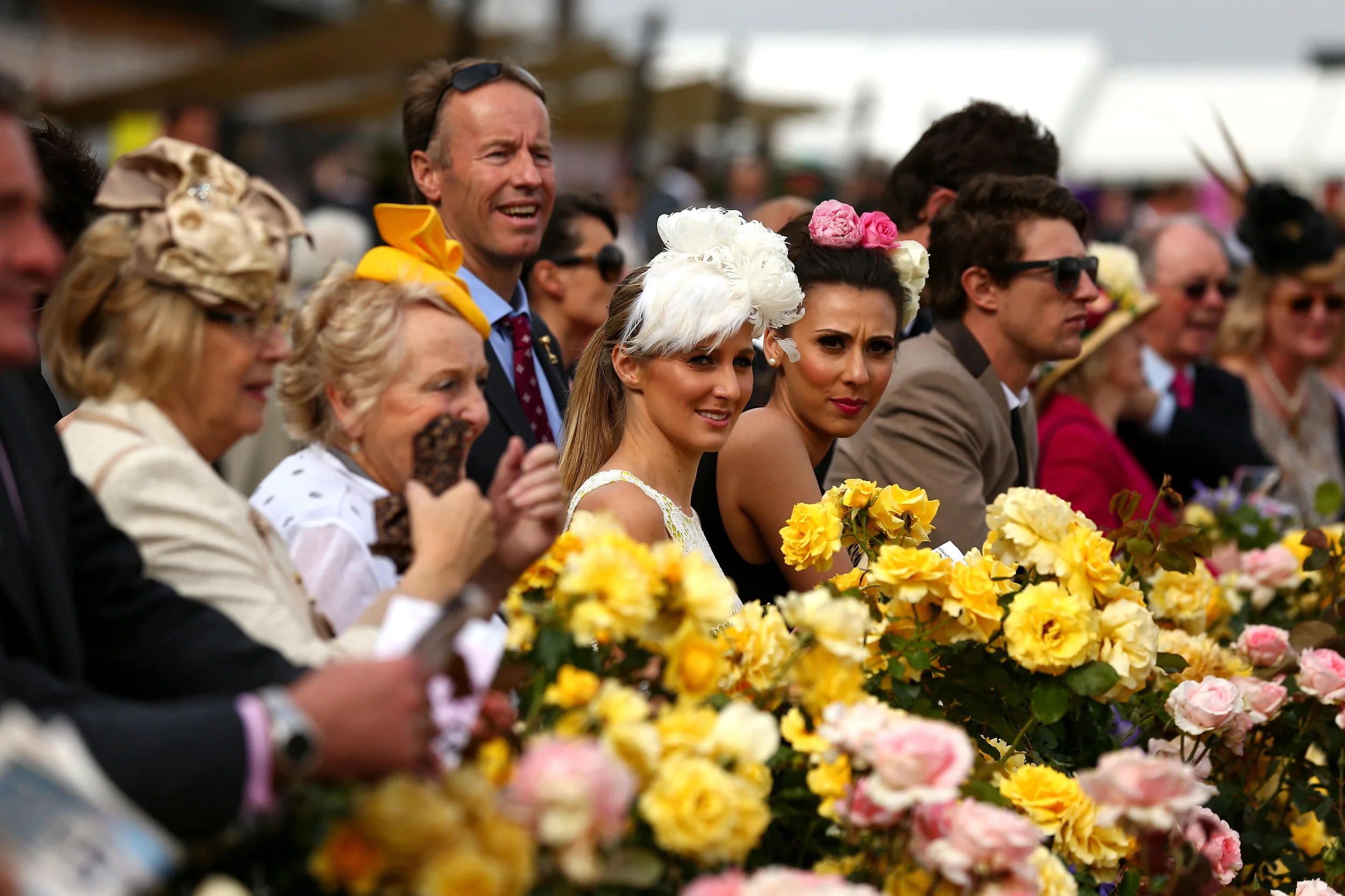 Flemington Melb Cup Day 2013 spectators.jpg