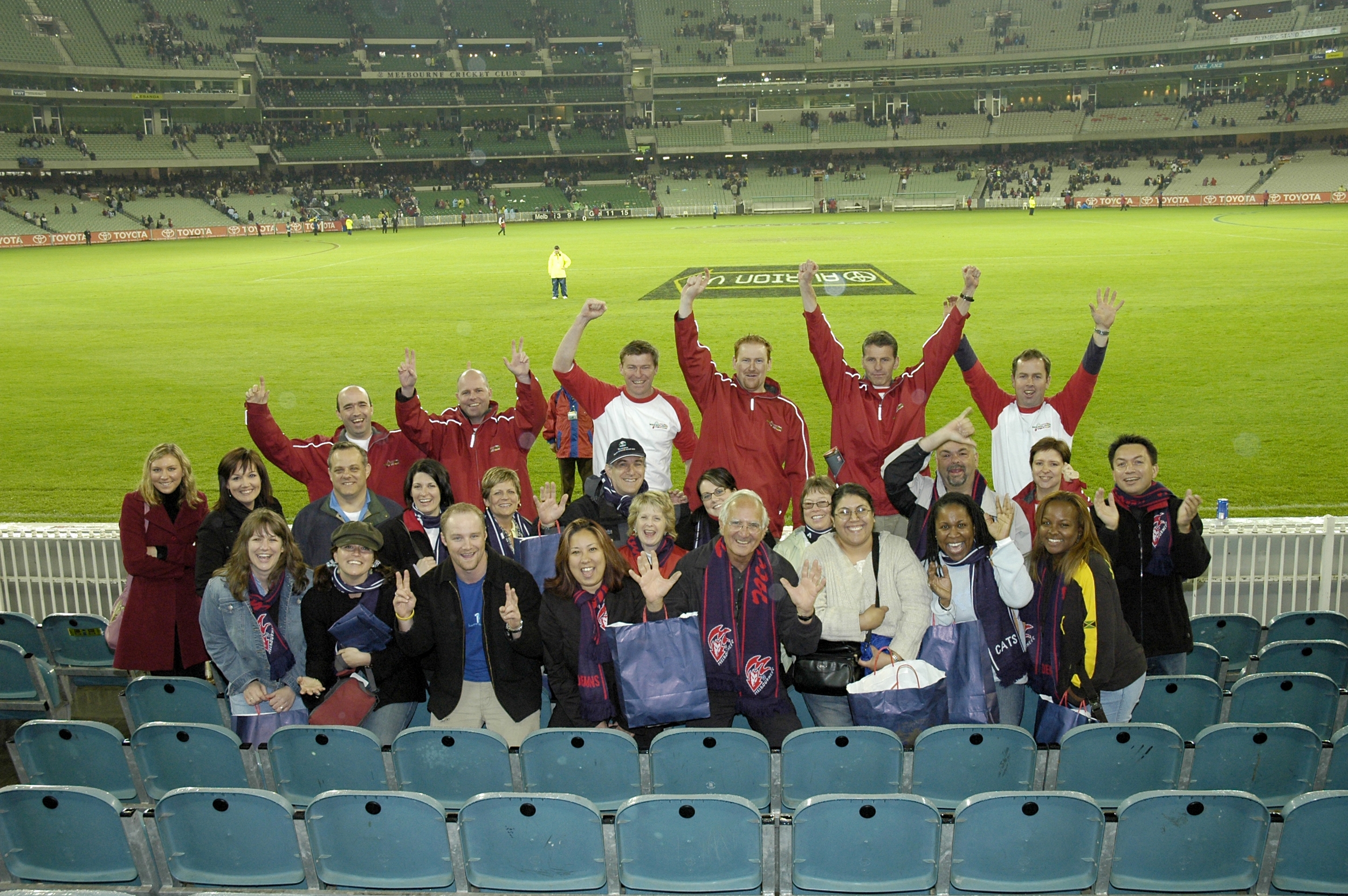 celebrating a Melbourne win with US Amex agents 3.JPG