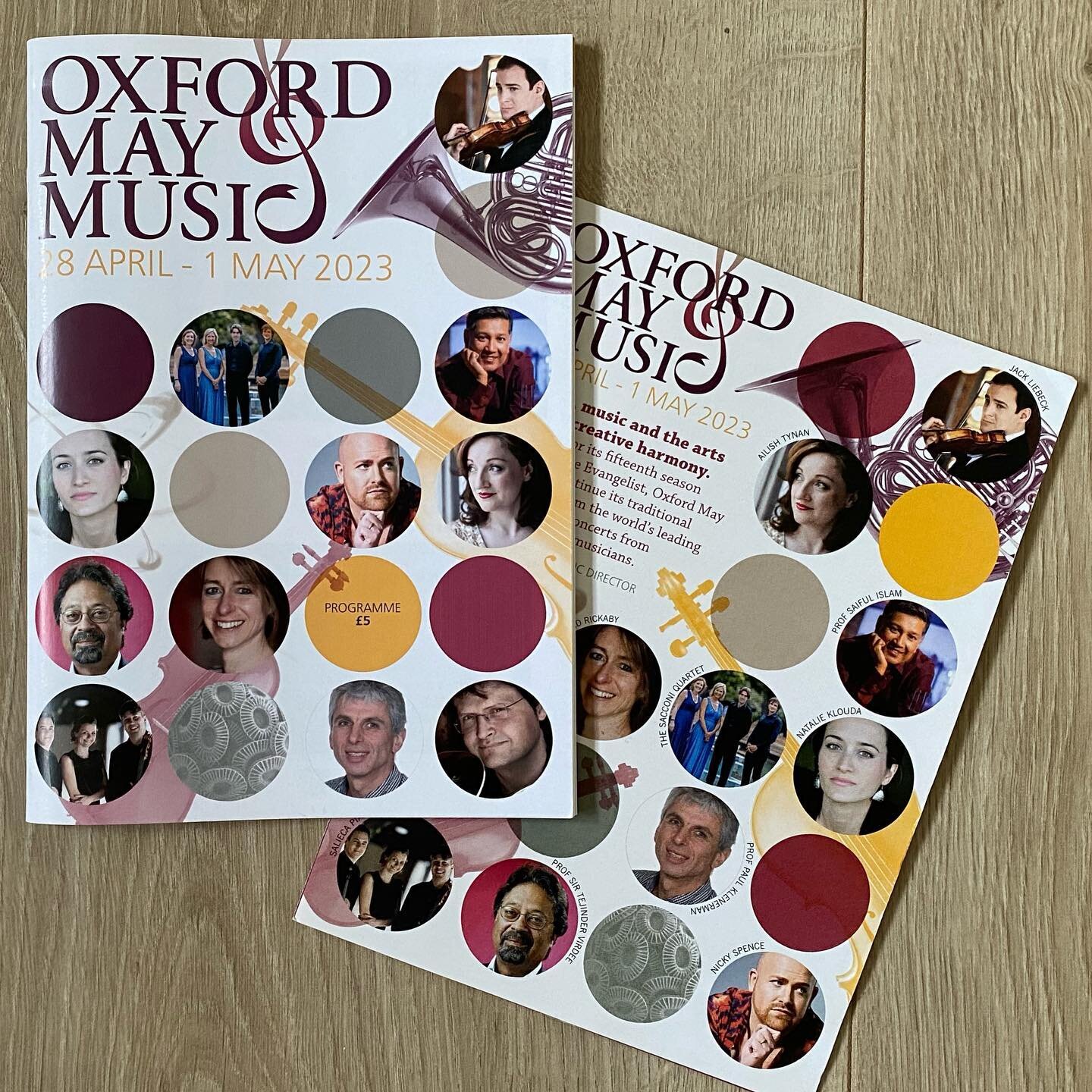 &ldquo;Science, music and the arts meet in creative harmony&rdquo; is the tagline for Oxford May Music, and it&rsquo;s been doing so for fifteen years. Bringing all of these elements together to create a harmonious design has been my job since the be