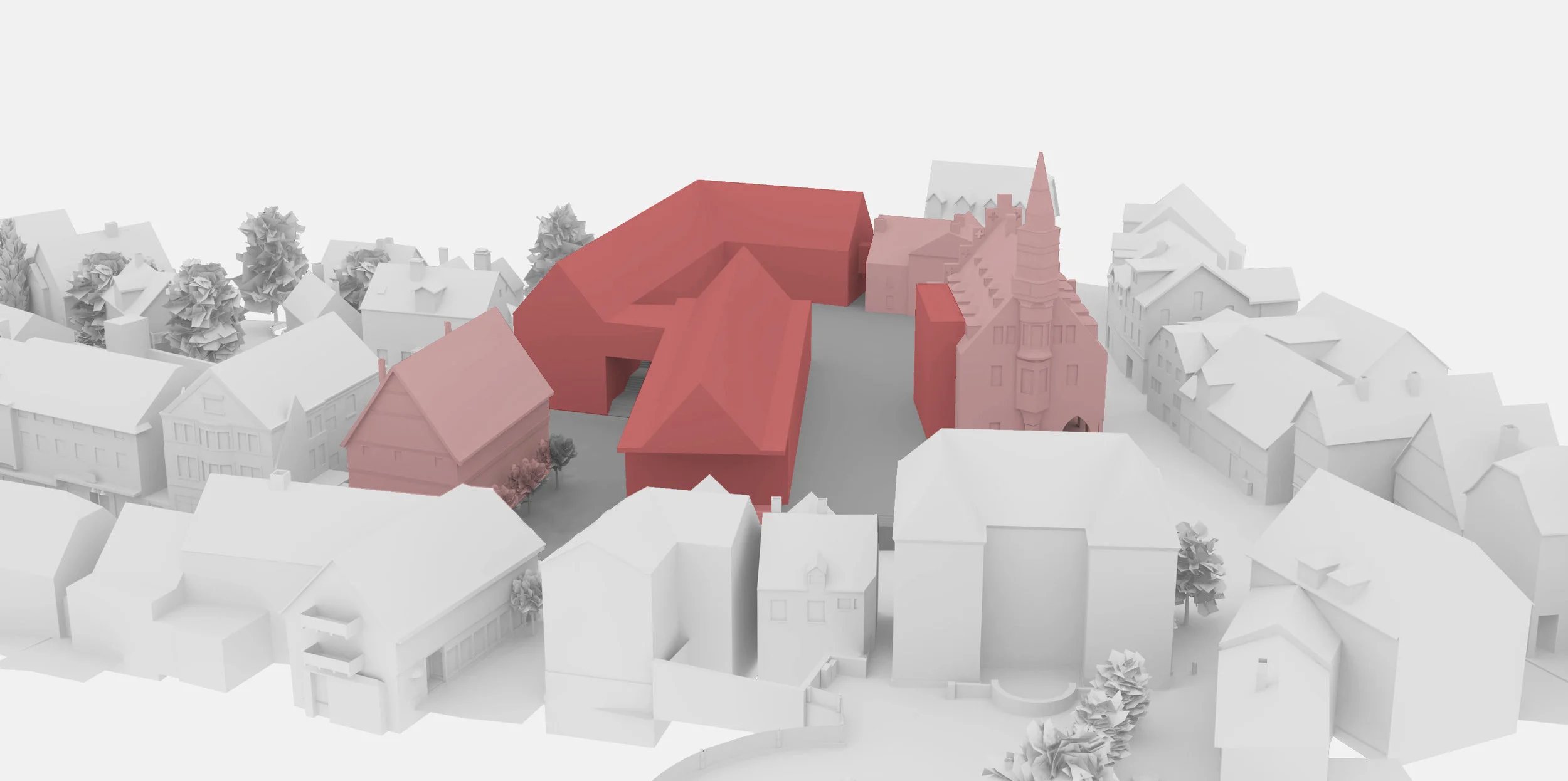 Eingliederung in Maßstab und Proportion der gewachsenen Struktur des Stadtkerns