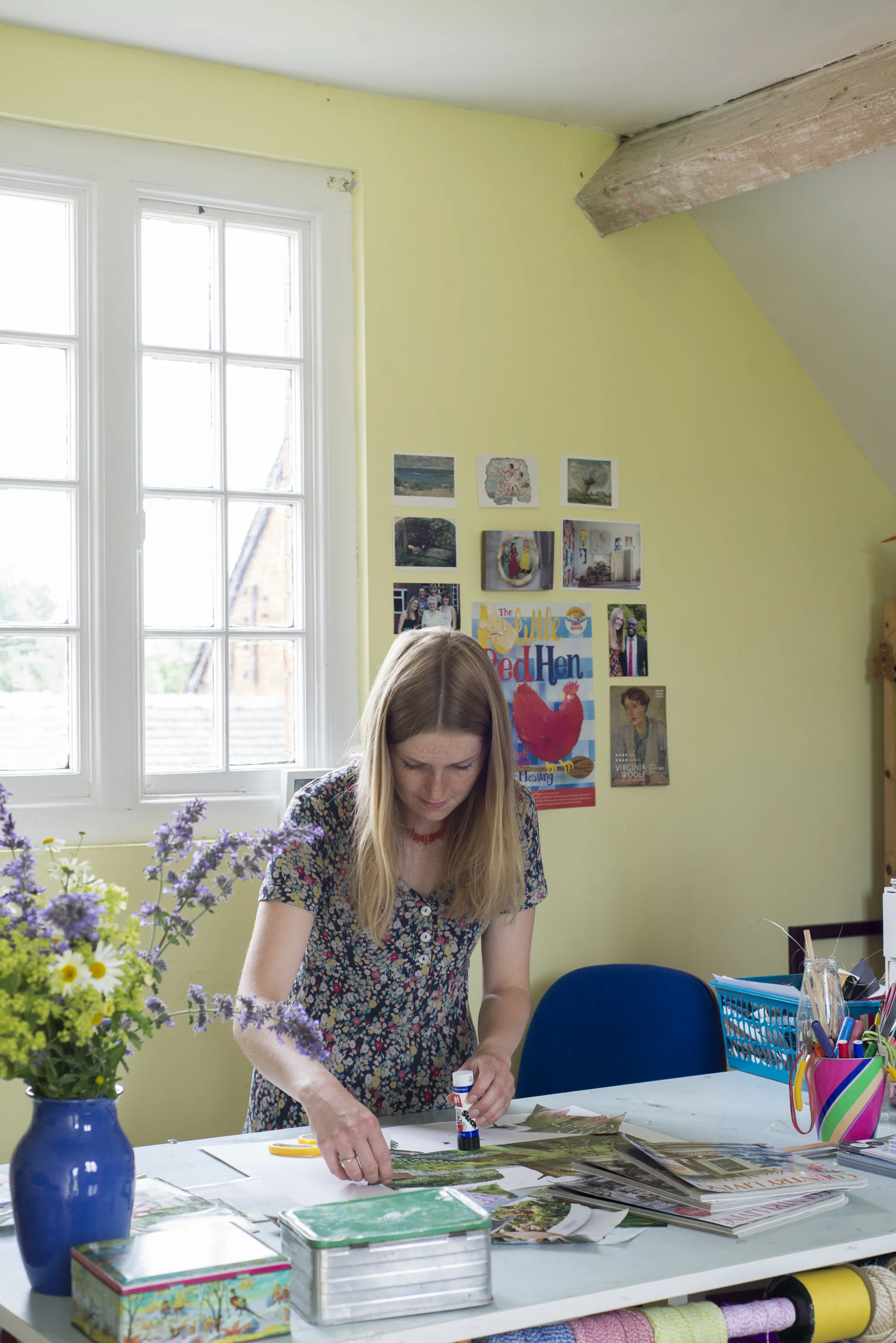 My studio as it is now - although it's rarely this tidy!