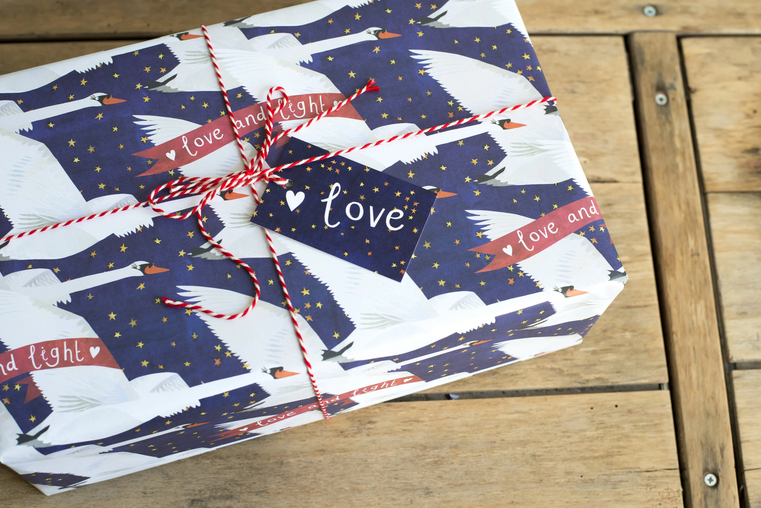 Starry Swans Christmas wrap - Kate Slater SP204.jpg