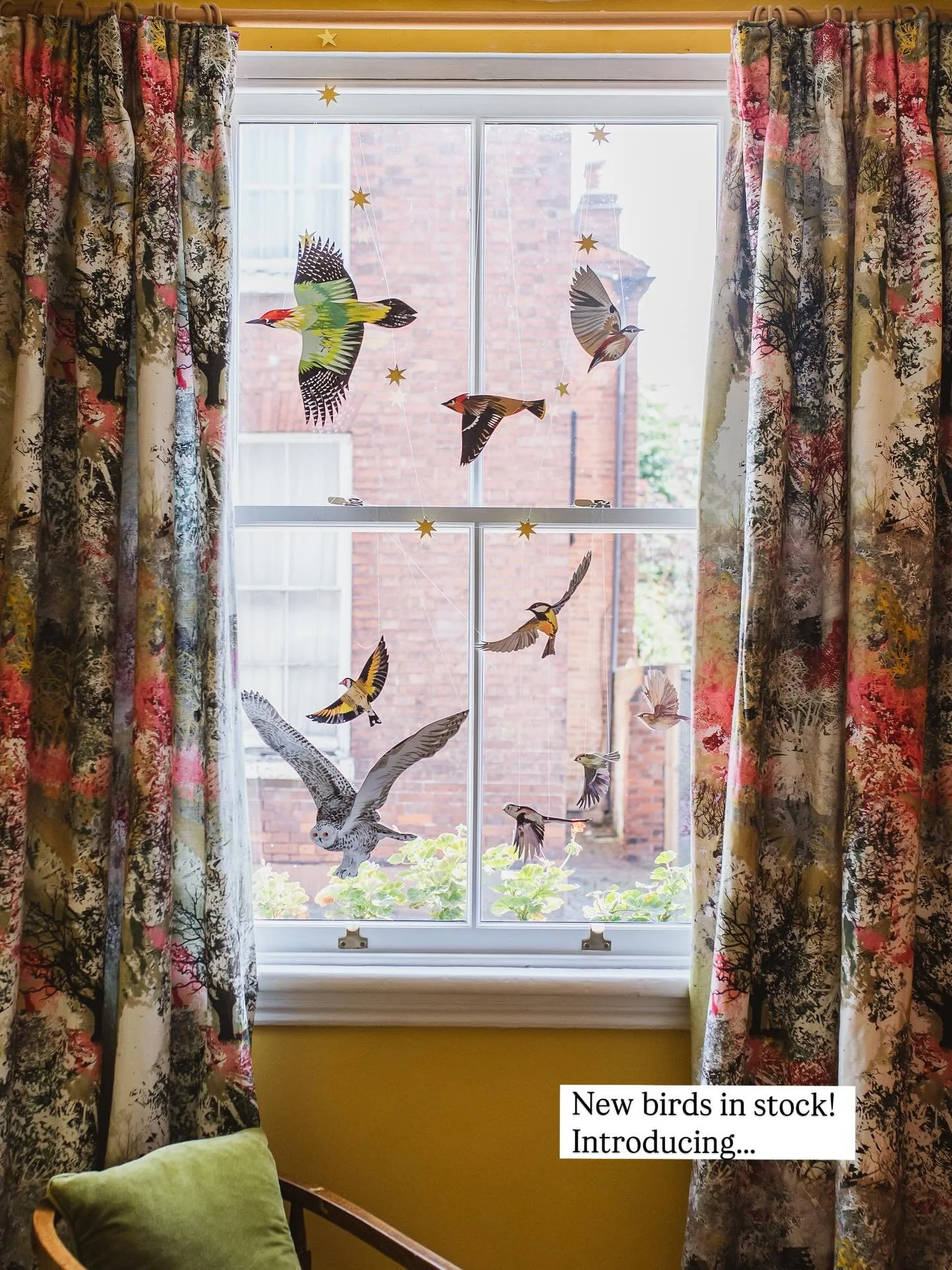 New bird alert!* I&rsquo;ve just put two new hanging bird decorations up in my shop! 🪶💛 Long tailed tit and goldcrest - the wren has been one of the most popular (along with the owls and puffin!) so I thought I&rsquo;d add some other small birds to