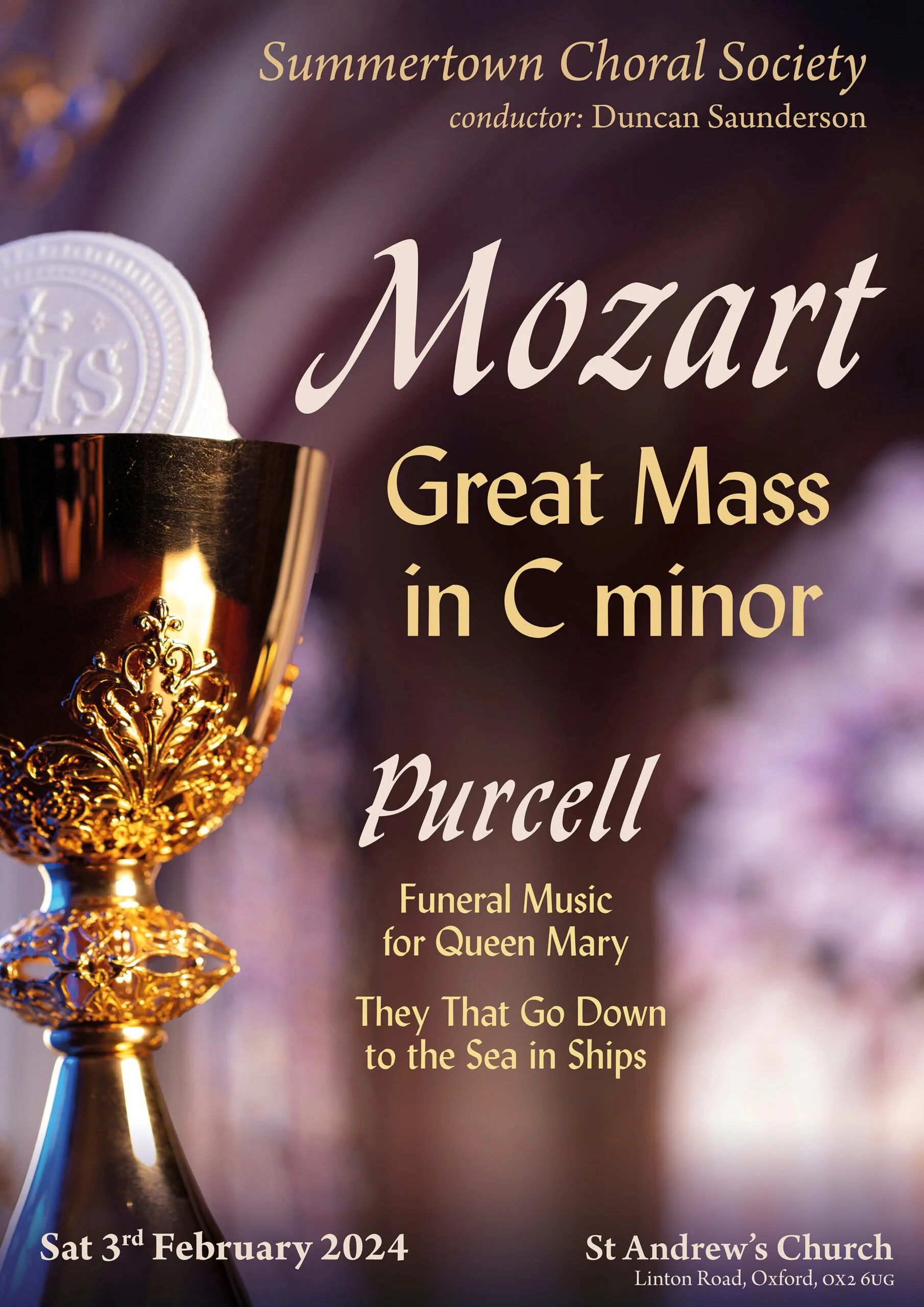 Summertown Choral Society - Mozart Great Mass in C Minor