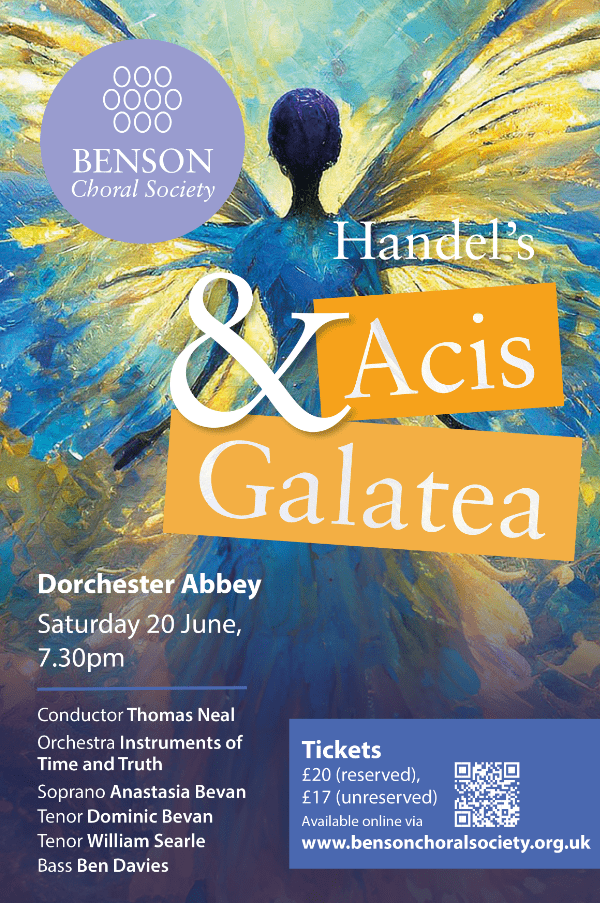 Handel’s Acis and Galatea with Benson Choral Society 