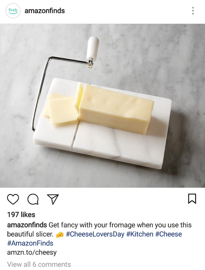 Above: Interesting Finds' Instagram