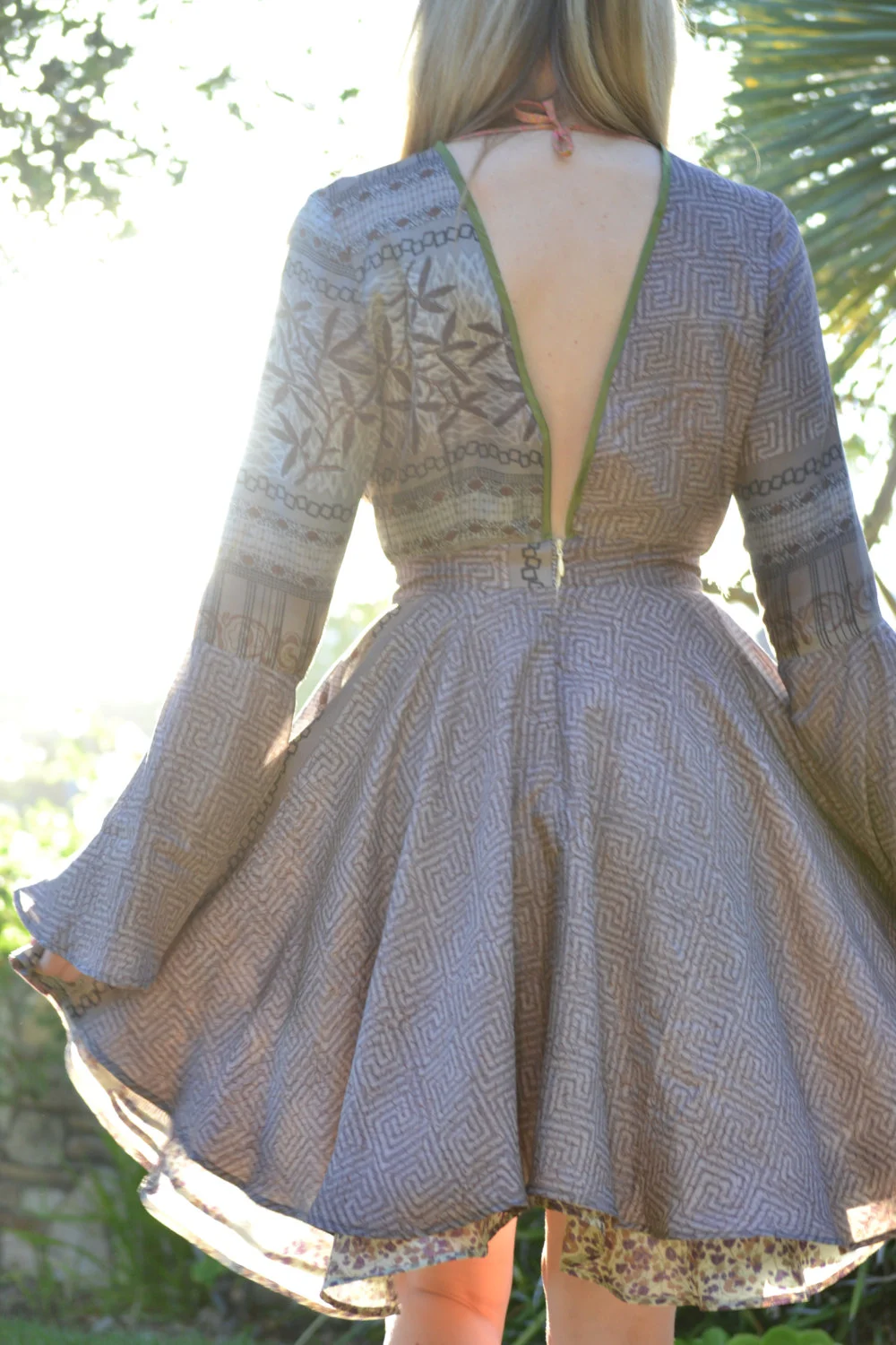 CALYPSO DRESS /// BELL SLEEVE DRESS /// SMALL Lux Divine CALYPSO DRESS /// BELL SLEEVE DRESS /// SMALL Lux Divine