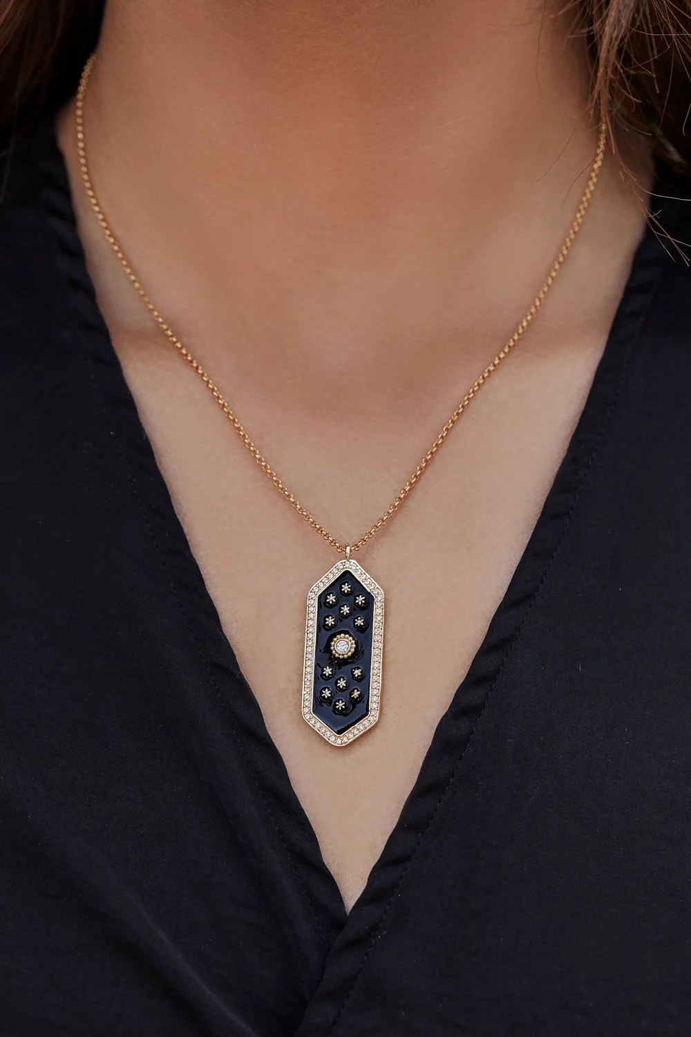 ELOISE NECKLACE /// Black — Lux Divine