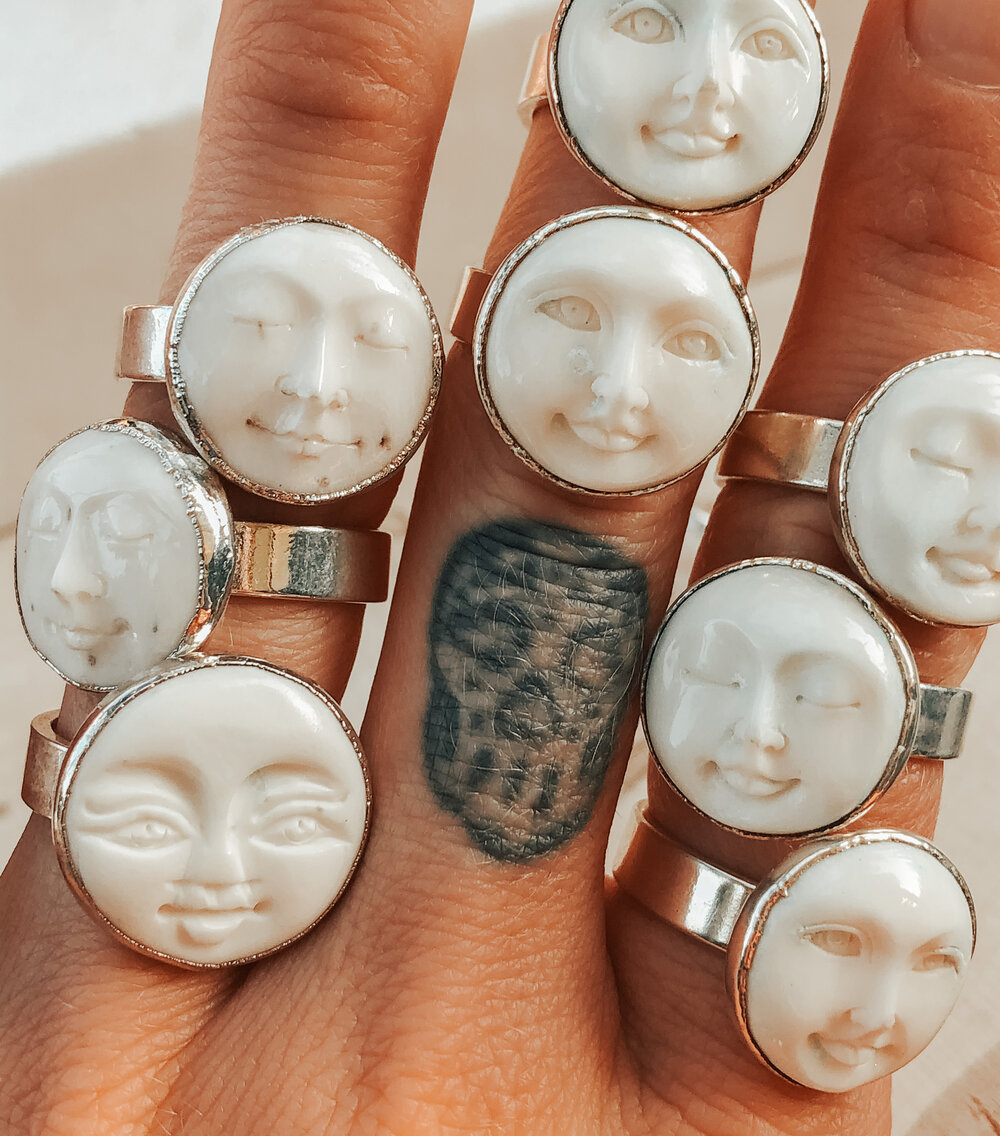 SILVER MAN IN THE MOON RING — Lux Divine
