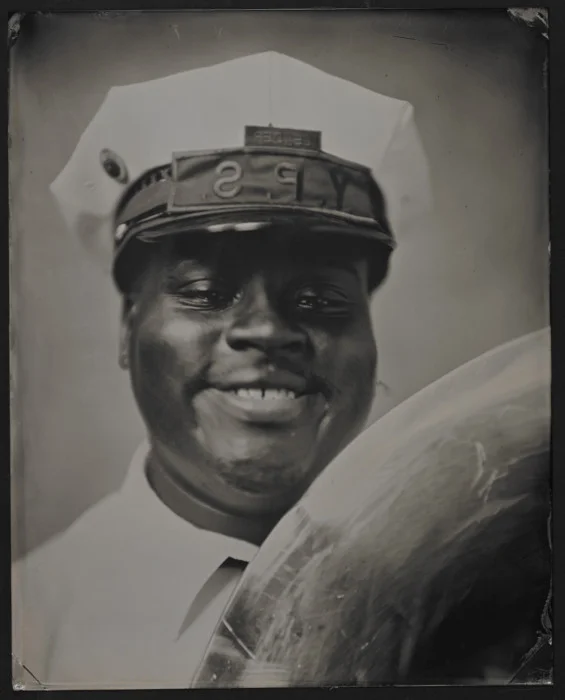 Herb McCarver, Young Pinstripe Brass Band, Tintype, 2013