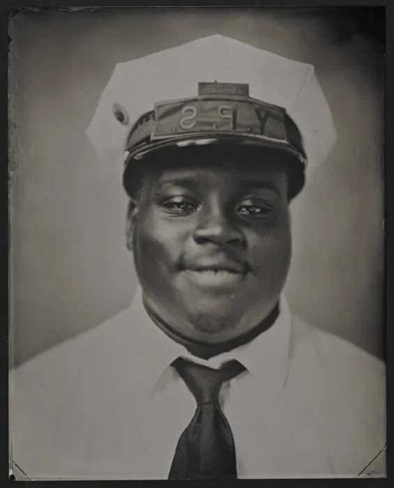 Herb McCarver, Young Pinstripe Brass Band, Tintype, 2013