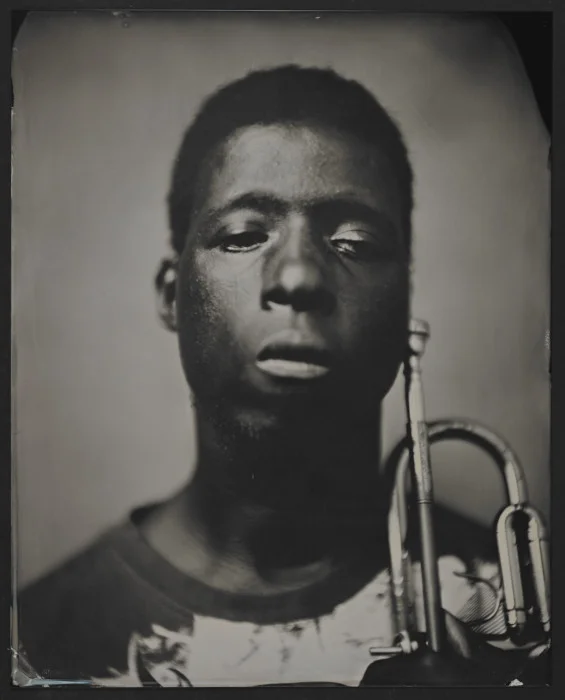 Eugene, Street Artist, Tintype, 2013