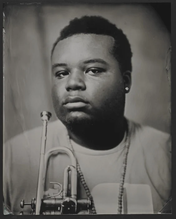 Alijah Jett, 21st Century Brass Band, Tintype, 2013