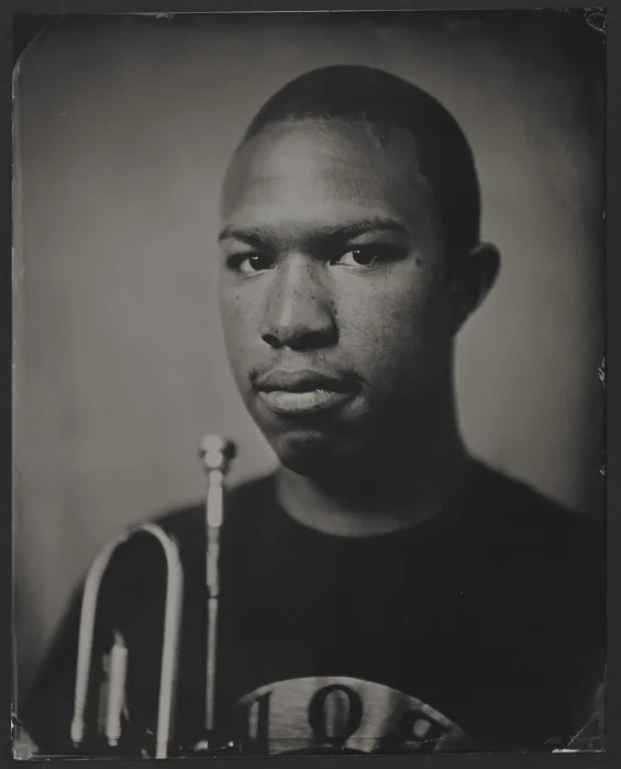Glen Hall, Baby Boys Brass Band, Tintype, 2013