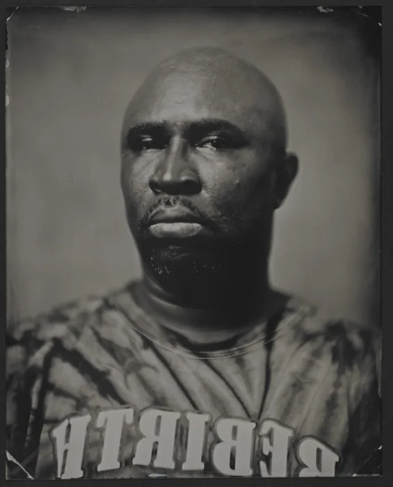 Phil Frazier, Rebirth Brass Band, Tintype, 2013