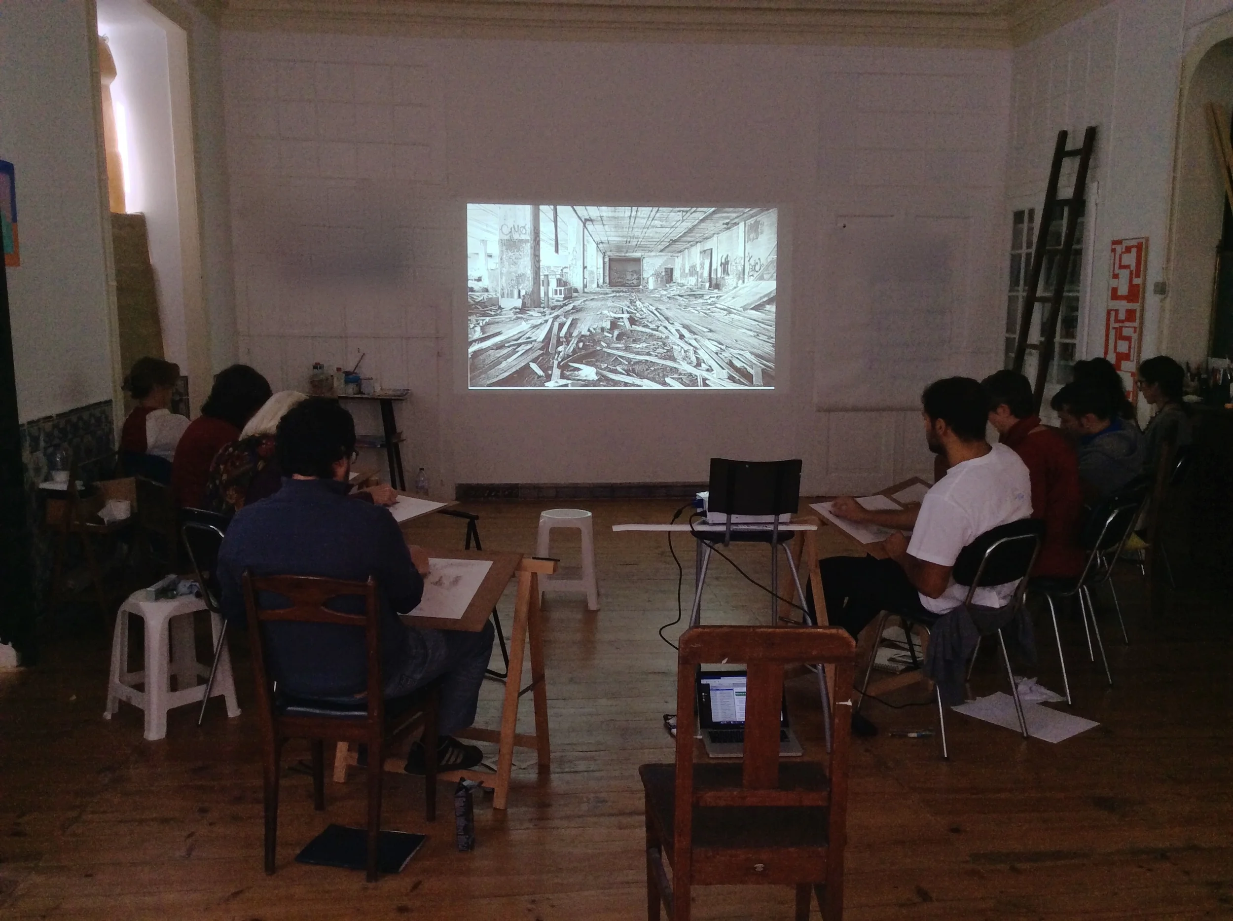 On the topic of SPACE : Drawing and Creativity November