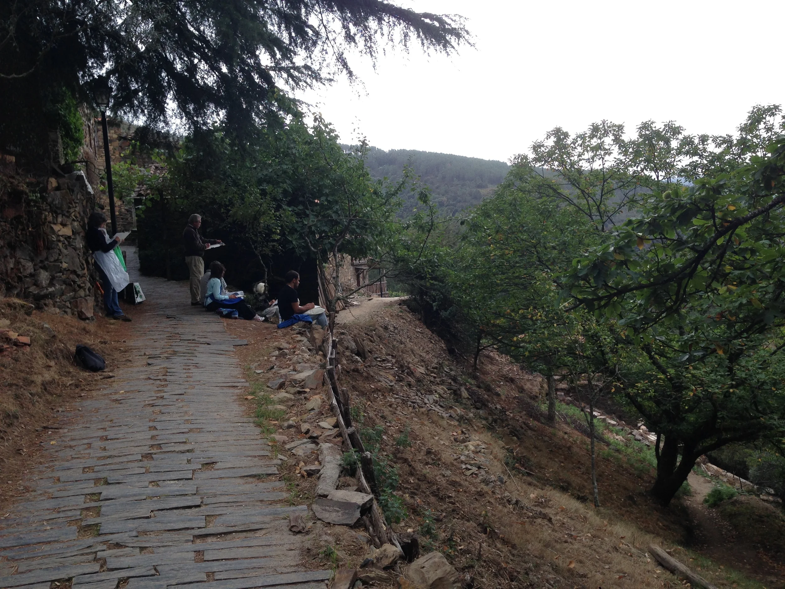 Five days in Cerdeira Village - Drawing in Nature