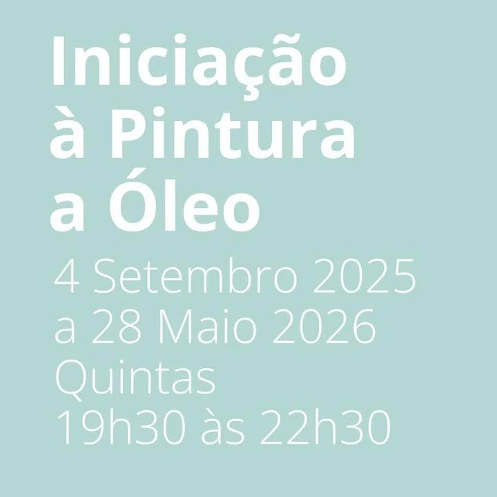 Inicia&ccedil;&atilde;o &agrave; Pintura a &Oacute;leo come&ccedil;a em Setembro. Garante j&aacute; o teu lugar!
Para mais informa&ccedil;&atilde;o: link na bio