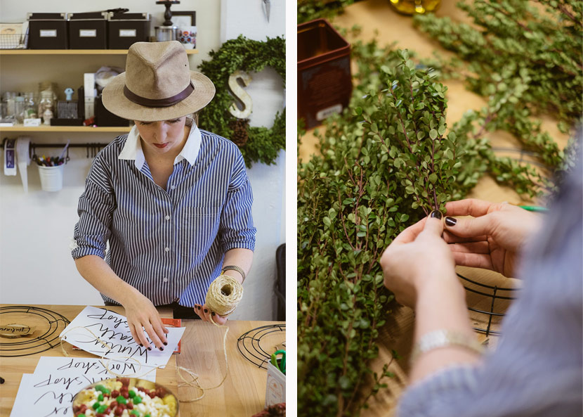 diy winter wreath workshop boxwood wreath diy wreath holiday 