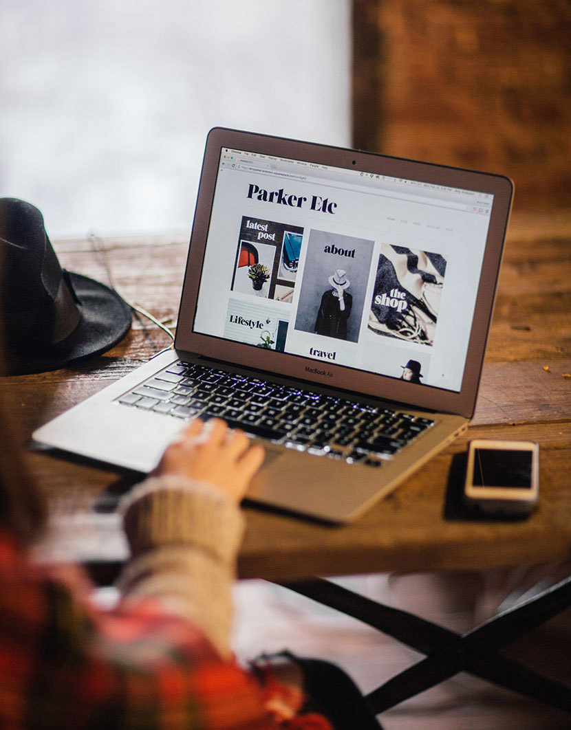 parker etc amy parker anderson blog redesign squarespace