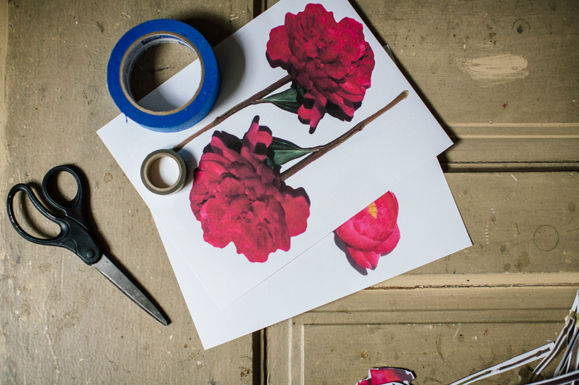 diy floral backdrop