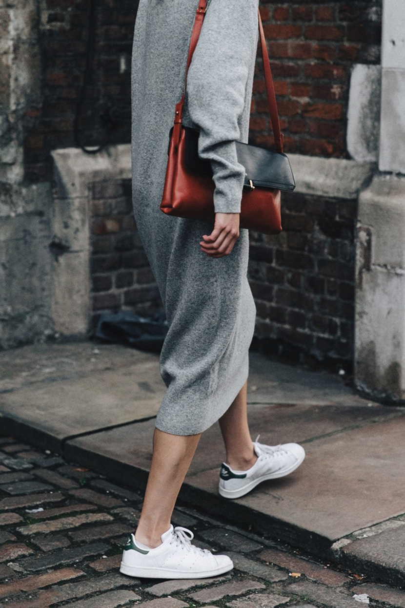 stan smith sneakers dress outfit 