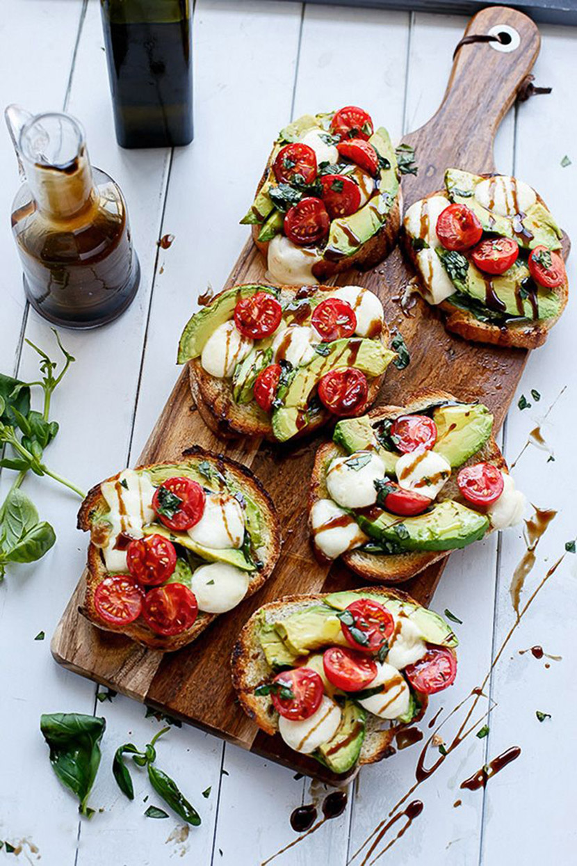 caprese crostini recipe appetizer 