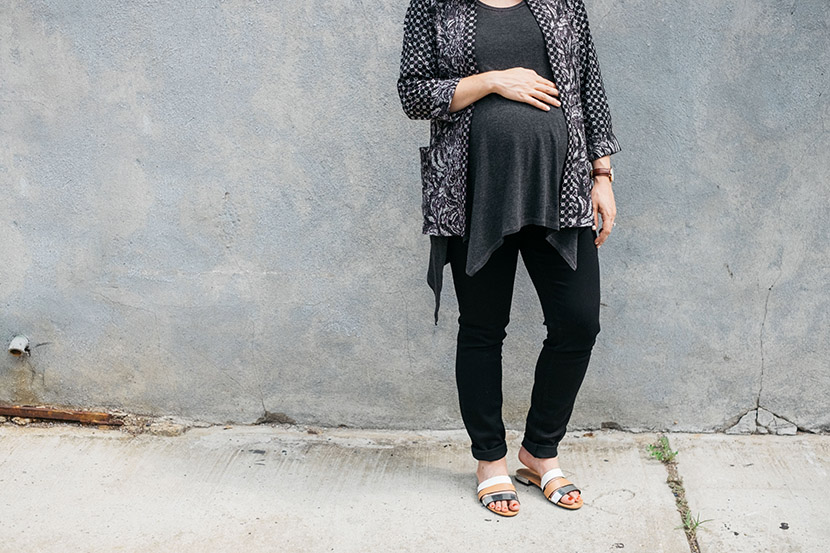 NYDJ maternity jeans how to style
