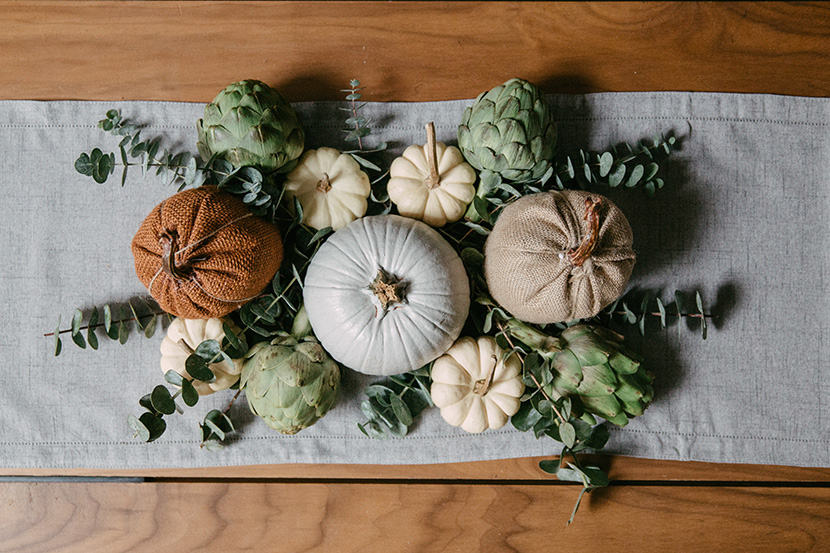 easy thanksgiving table decoration 