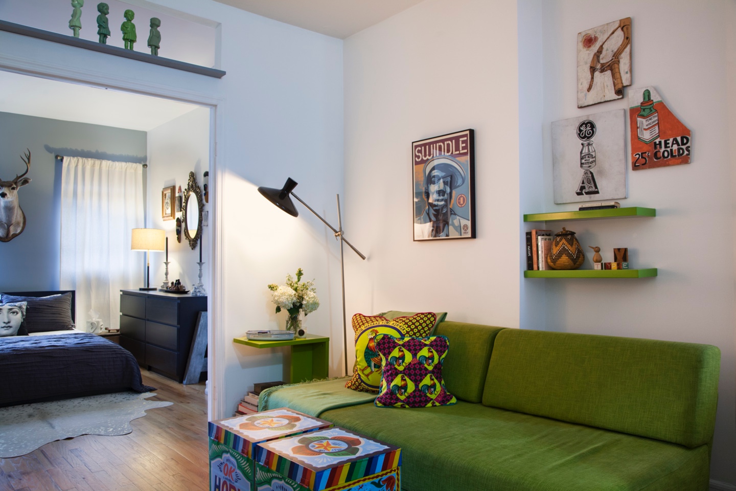 Eclectic Studio Corner