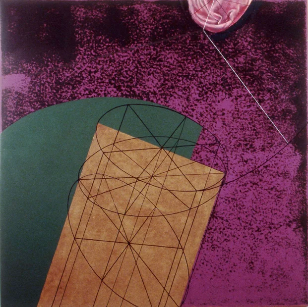 The Iliad 1, 48"x48", acrylic on masonite, 1998