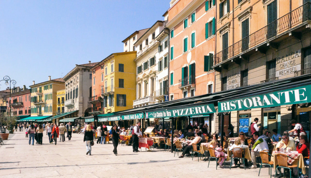 Piazza Bra - Verona, Italy