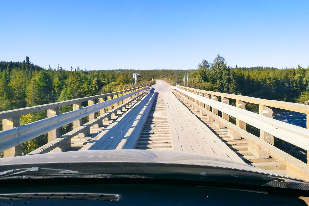 We crossed a few interesting bridges