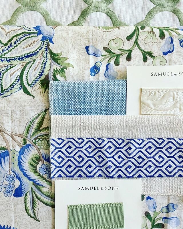 This dreamy bedroom is just about to the finish line. Cant wait to see it completed!!
.
.
.
.
.
.
.
.
.
#scalamandre #thibaut #fabricutfabrics #samuelandsons #blueandgreen #prints #bedroom #mastersuite #custom #interiordesigns #interiordesigners  #is