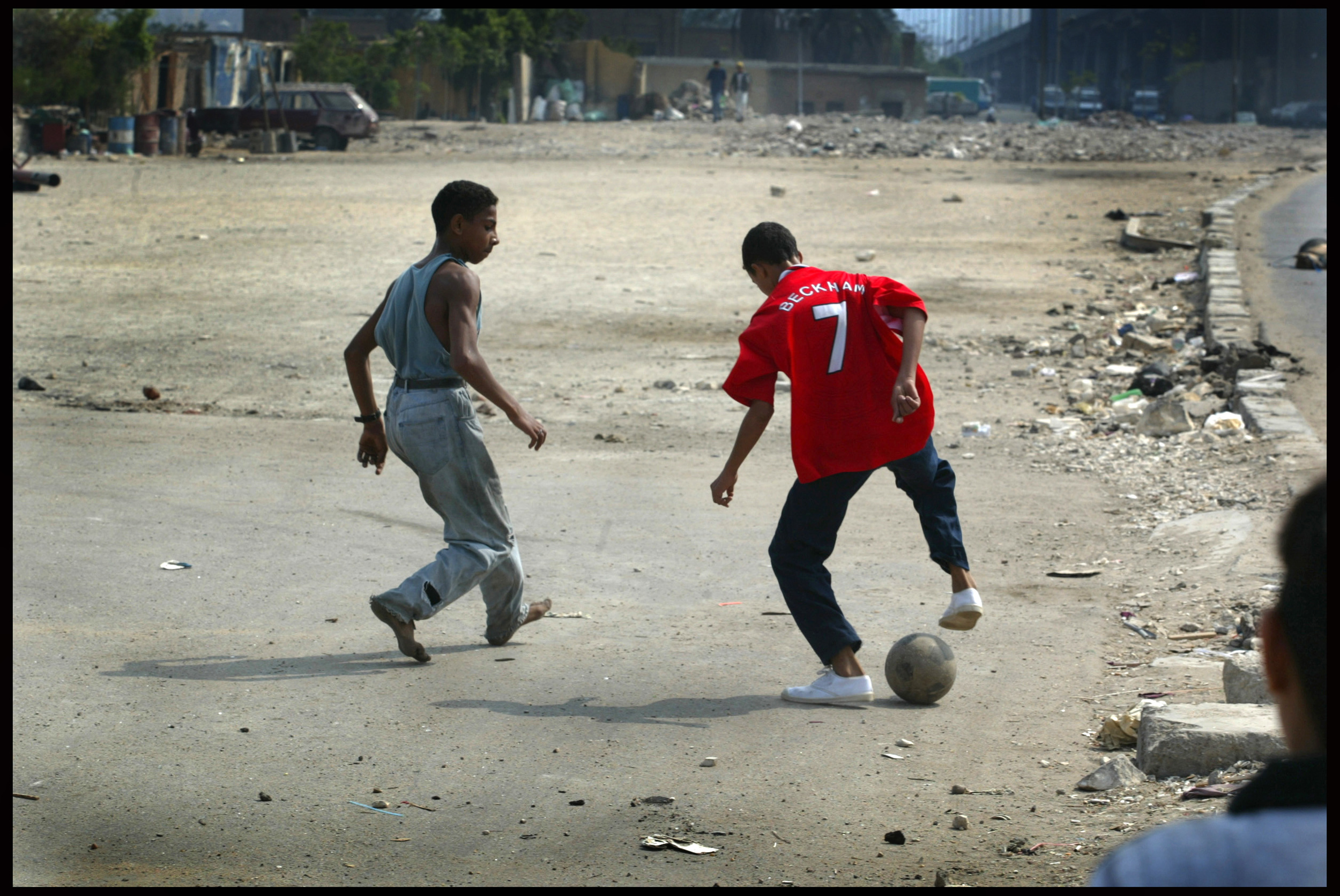 Street football, Cities of the Dead, Cairo
