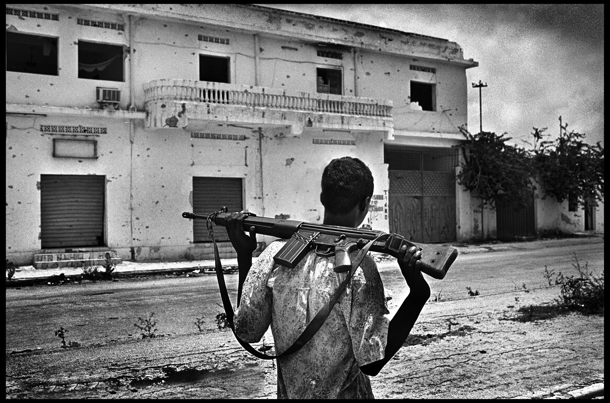 Tonfic, the clan frontline, Mogadishu, Somalia