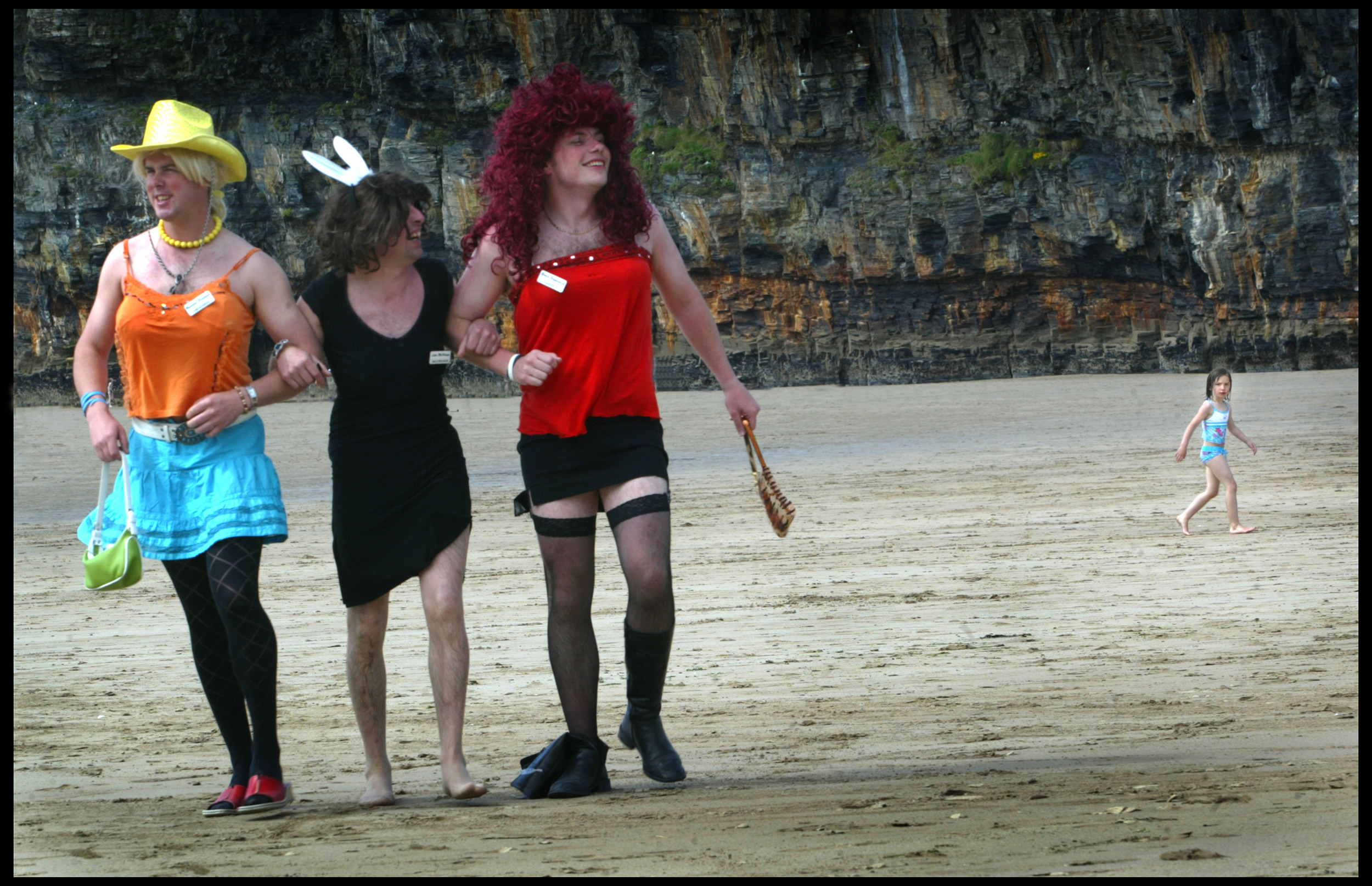 The drag queen contest at the Ballybunion Bachelor Festival